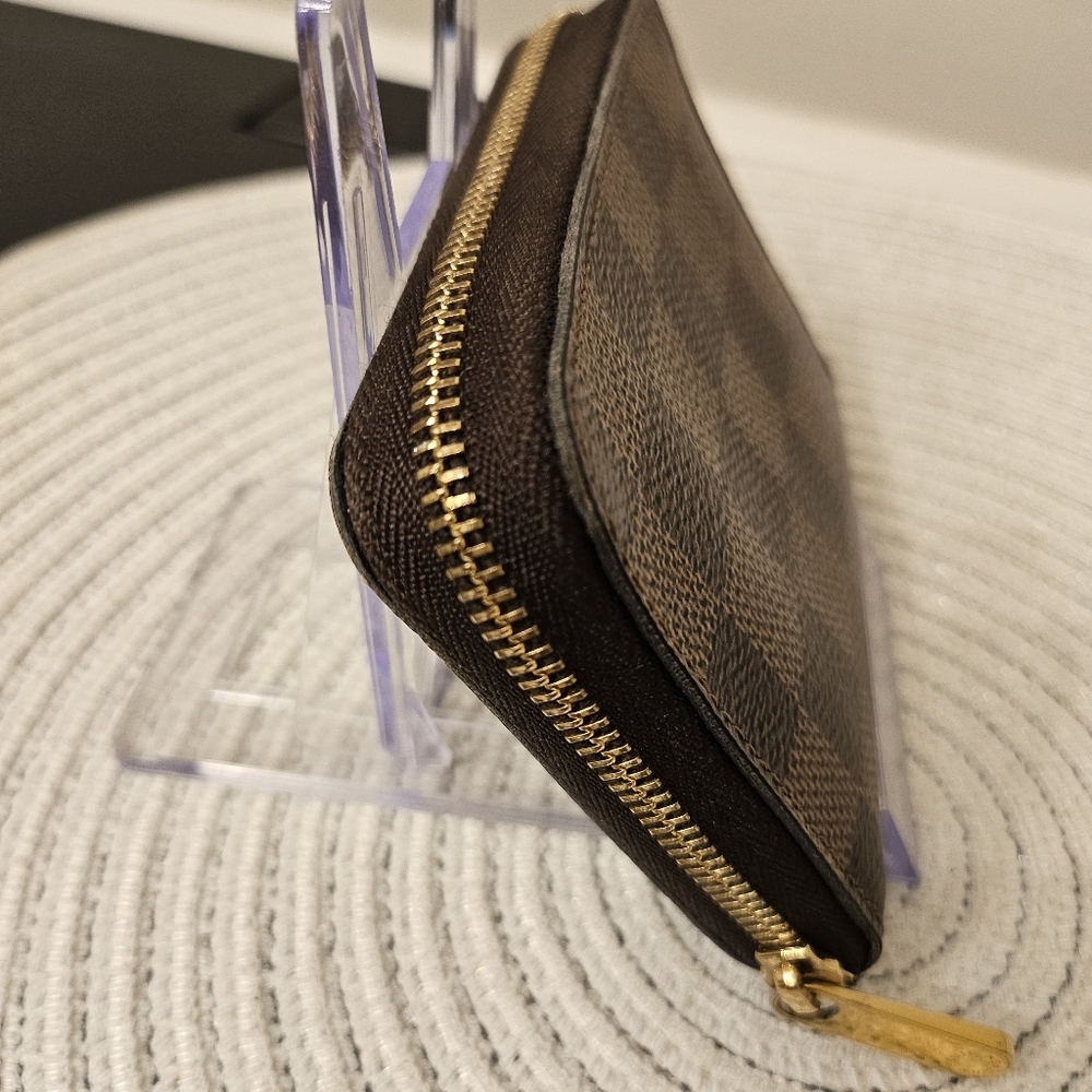 Louis Vuitton Damier Ebene Zippy Coin Purse Wallet - Picture 7 of 13